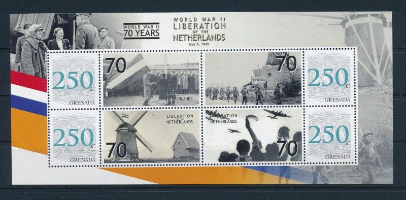 [81138] Grenada 2008 Second World war Liberation of Netherlands Sheet MNH