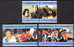 St Kitts 423-428a Queen Elizabeth II Golden Wedding MNH VF