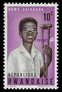 Rwanda #70 Unused H; 10c Gatagara Home for Children (1964)