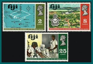 Fiji 1969 South Pacific University, MNH  #283-285,SG414-SG416