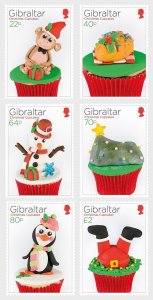 Stamps of Gibraltar 2017 MNH** – Cupcake Set