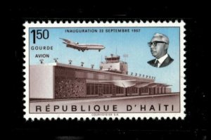 Haiti 1968 - Inauguration of Airport, Plane - Individual Stamp Scott C307 - MNH