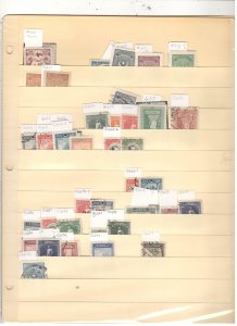 TURKEY COLLECTION ON STOCK SHEET, MINT/USED