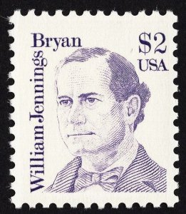 US 2195 MNH VF $2 William J. Bryan Statesman Large Block Tagging