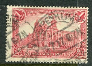 GERMANY; 1906-11 early Deutsches Reich high value 1M. used fair Postmark