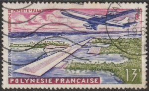 French Polynesia 1960 Sc C28 air post used