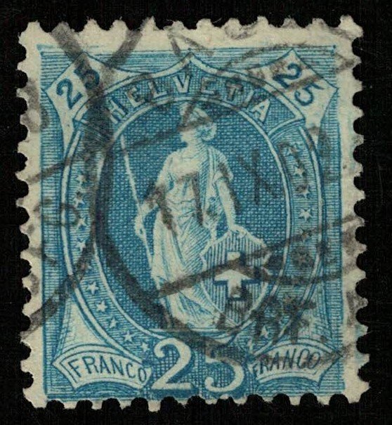 Switzerland, 1899-1900, 25 Fr, MC #67 (T-7311)