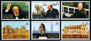 Anguilla #193-198  Set of 6 MNH