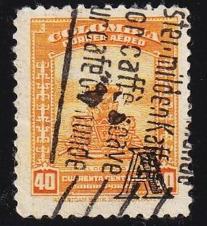 Columbia - #C208 El Dorado (Overprint)  - Used