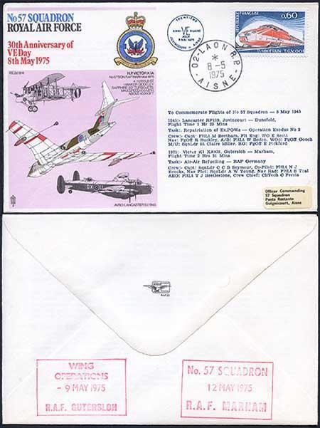 RAF33a No.57 Squadron RAF Standard Cover 