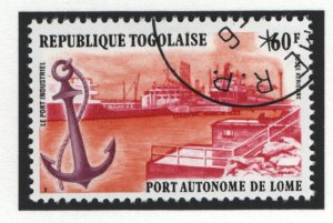 Togo   #C340   cancelled 1978 harbor Lome  60fr