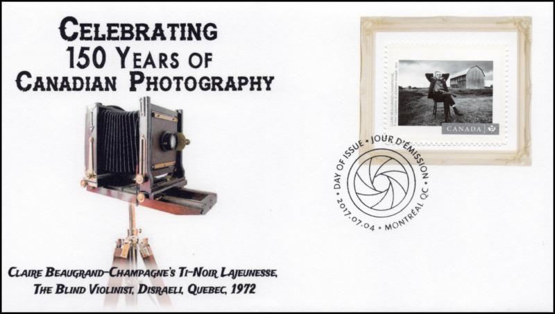 CA17-028, 2017, 150 years of Canadian Photography, Claire Champagne, Day of Issu