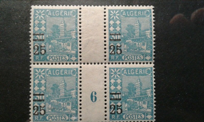 Algeria #69 MNH millesimes block e201.6414