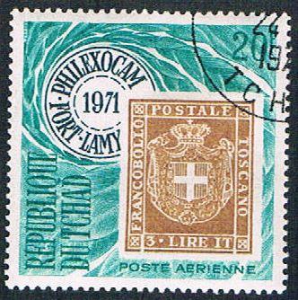 Chad C75 Used Stamps on stamps (BP1342)