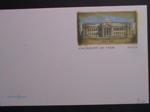 ​UNITED STATES-1999 THE UNIVERSITY OF UTAH-MNH- POST CARD-VERY FINE