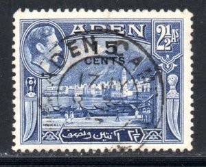 Aden - 1951 Surcharges 15c Used SG 35