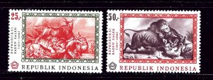 Indonesia 730-31 MNH 1969 set