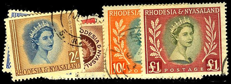 RHODESIA & NYASALAND 141-55  Used (ID # 55047)