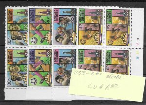 Grenada #383-386 MNH - Block Set - CAT VALUE $6.50