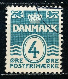 Denmark #222 Single Used