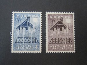 Belgium 1957 Sc 512-3 set MNH