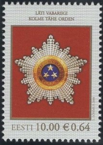 Estonia 2008 MNH Sc 593b 10k Order of the Three Stars Joint