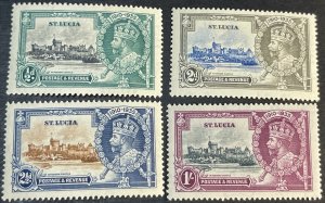 ST. LUCIA # 91-94-MINT/HINGED--COMPLETE SET--1935(LOTB)