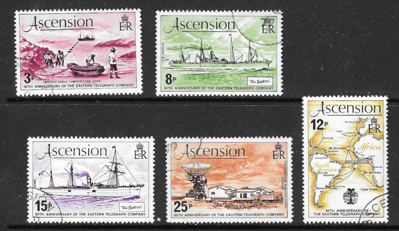 ASCENSION SG249/53 1979 EASTERN TELEGRAPH COMPANY  USED