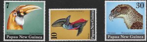 Papua New Guinea 399-401 1974  set 3 VF NH