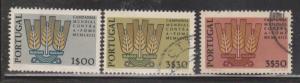 PORTUGAL Scott # 903-5 - Used - 1963 Freedom From Hunger Issue