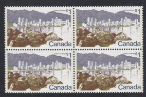 Canada #599i Mint Block of 4