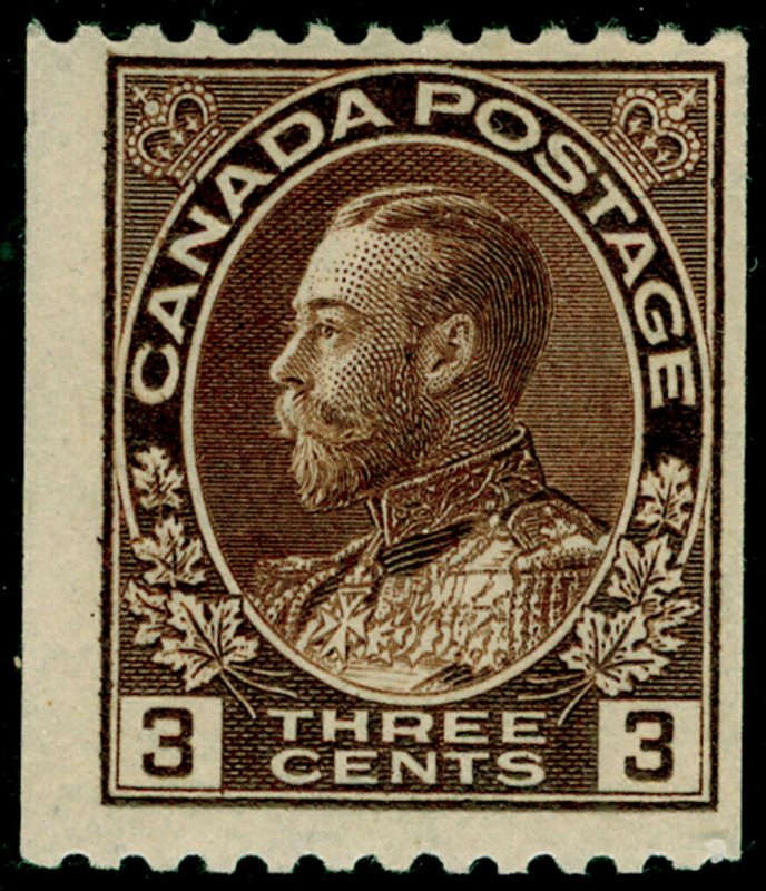 CANADA SG218a, 3c brown, NH MINT.