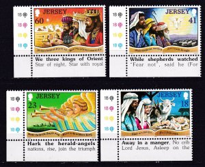 Jersey 1994- Christmas , MNH set # 690-693