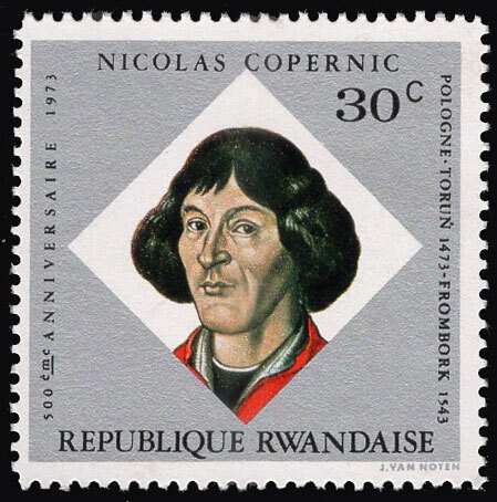 Rwanda 1973 Copernicus Portrait 30c Scott.566 MNH