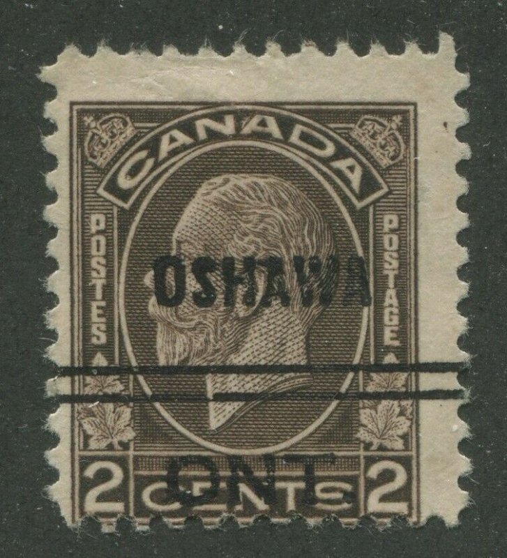 CANADA PRECANCEL OSHAWA 1-196
