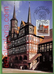 ag7228 - GERMANY - MAXIMUM CARD - 21.08.1984 - Bonn, Architecture-