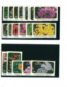 Cook Islands SC# 1305-1322 MNH. Better Item