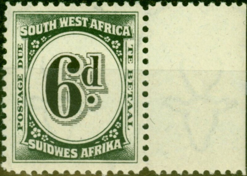 South West Africa 1931 6d Black & Slate SGD51 Very Fine MNH 