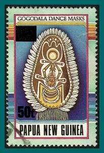 Papua New Guinea 1994 Surcharge Mask 50t, used #867,SG736