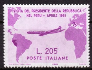 1961 Italian Republic - Gronchi Rosa  Sassone 921 SC#834a MNH (Mint never hinge)