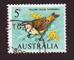 Australia 1966 Sc#400 5c, SG#386 Yellow Tailed Thornbill  USED