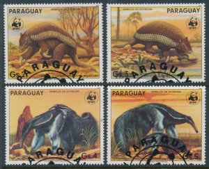 WWF Paraguay Fine Used Mi 4225 - 4228