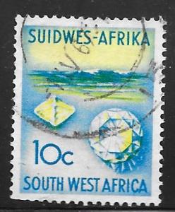 South West Africa 275: 10c Diamonds, used, VF