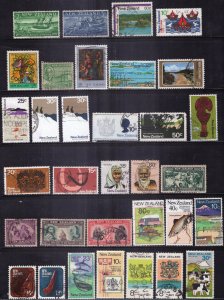 New Zealand 31 different stamps Collection Ships Fish Culture ZAYIX 0324S0037