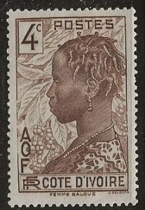 Ivory Coast ^ Scott # 115 - MH