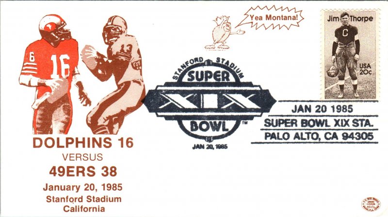 Super Bowl XIX: Dolphins vs. 49ers