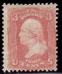 US Stamp #65 MINT HINGED OG SCV $125.