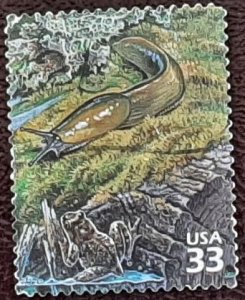 US Scott # 3378j used 33c Slug from 2000; VF/XF centering; off paper