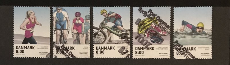 Denmark 2016 #1736-40, Used, CV $6.25