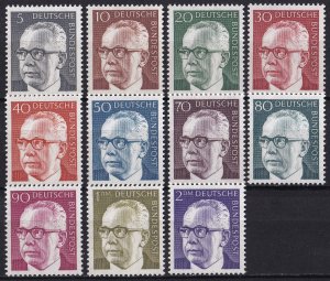 Germany - Bundesrepubliek Mi. #635-45
